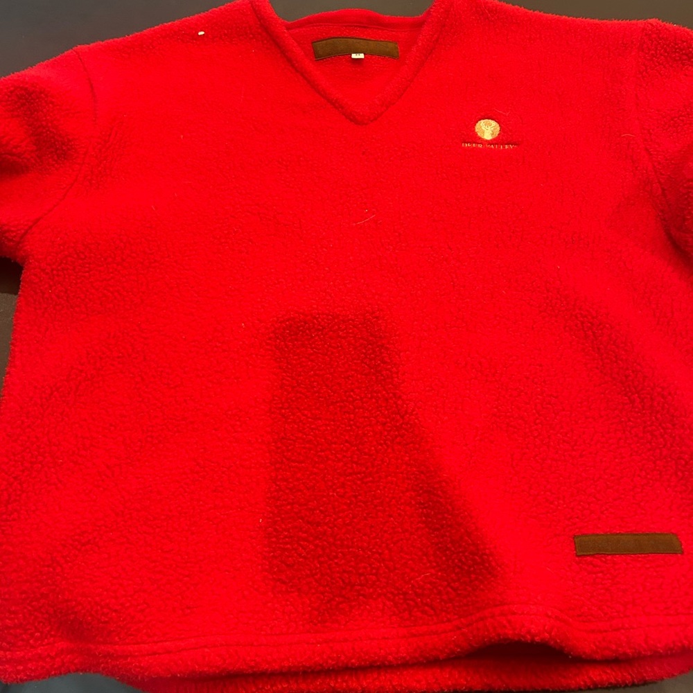 Men’s Large Deer Valley Logoed Fleece Ski Layer